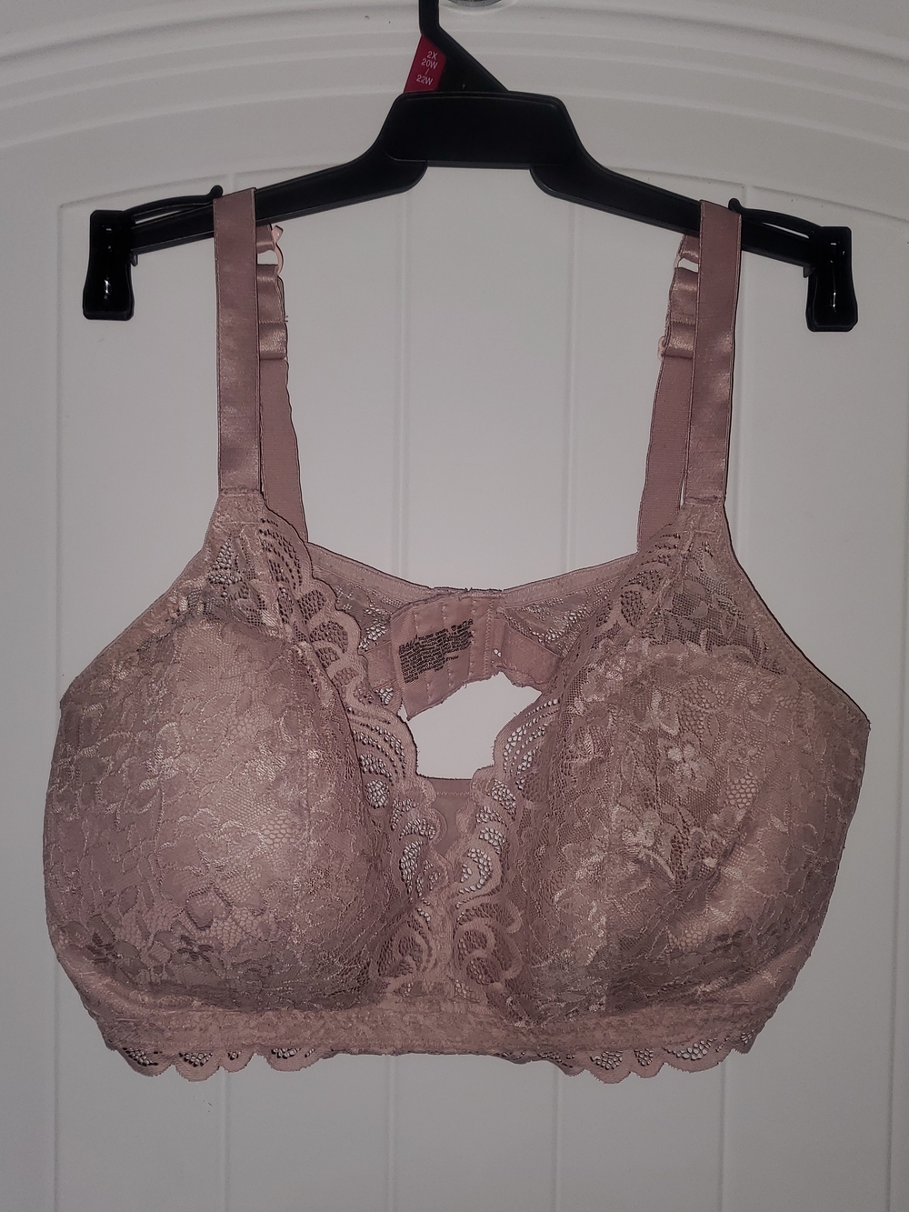 Bali Lace Wireless Bralette in Dusty Mauve